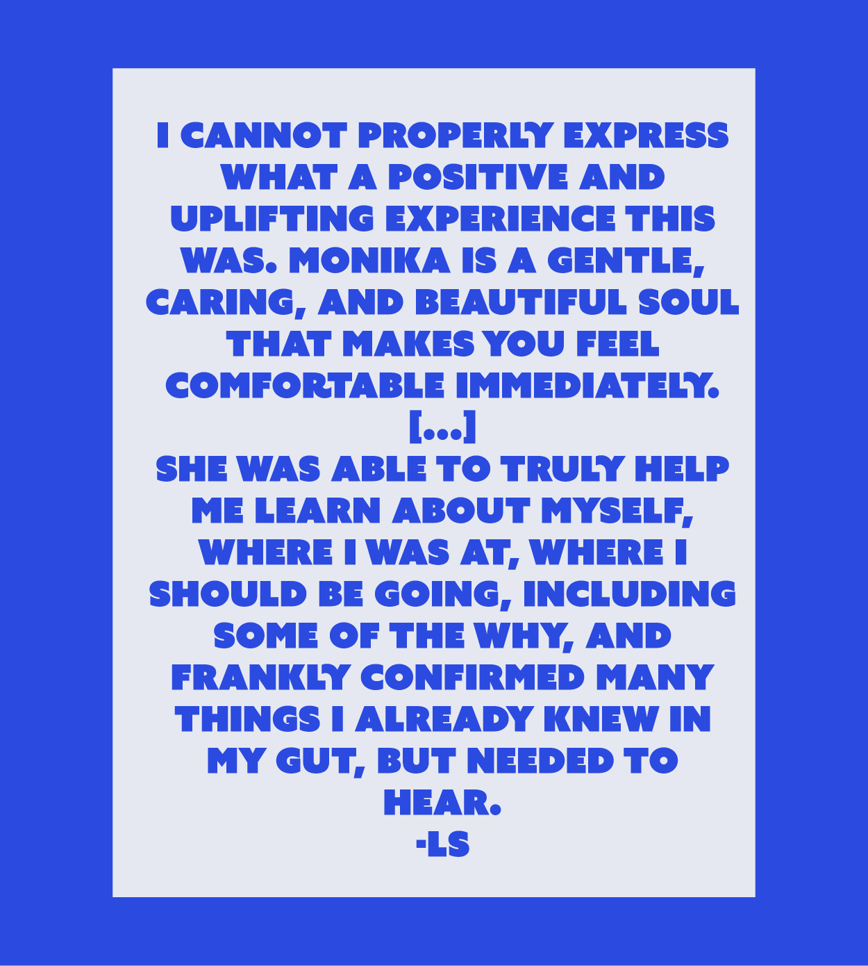 And best of all, it came at a pivotal point in my life where I needed some guidance on how to proceed and live my authentic self.