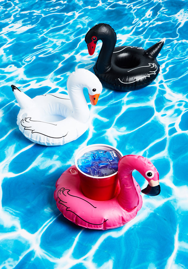 SHAKE YOUR COCKTAIL FEATHERS DRINK FLOAT SET