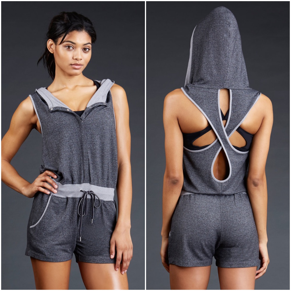 COLE SLEEVELESS HOODIE ROMPER