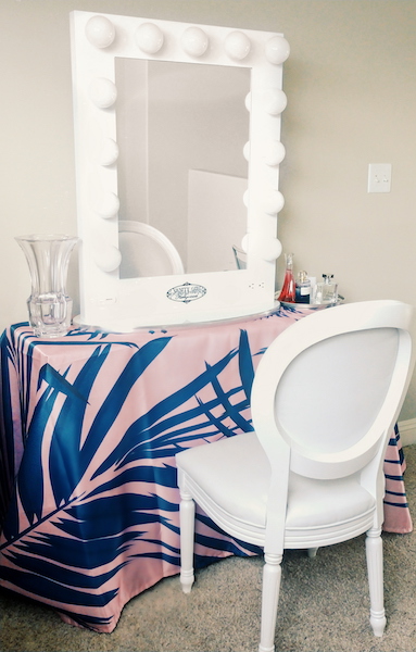 How I Decorated My Vanity Area It S, Vanity Girl Hollywood Lighted Mirror