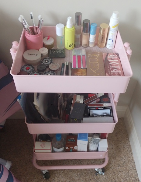 Lexington Blush 3-Tier Rolling Cart.jpeg