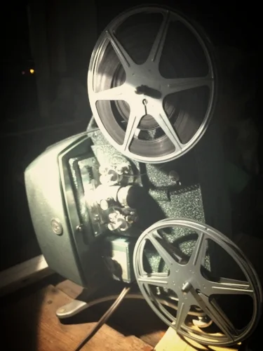 I guess you could say the home movies really reeled me in! 