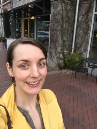 Post-spa selfie. Considering the lack of sleep AND makeup I'm thinking facials are a good thing!