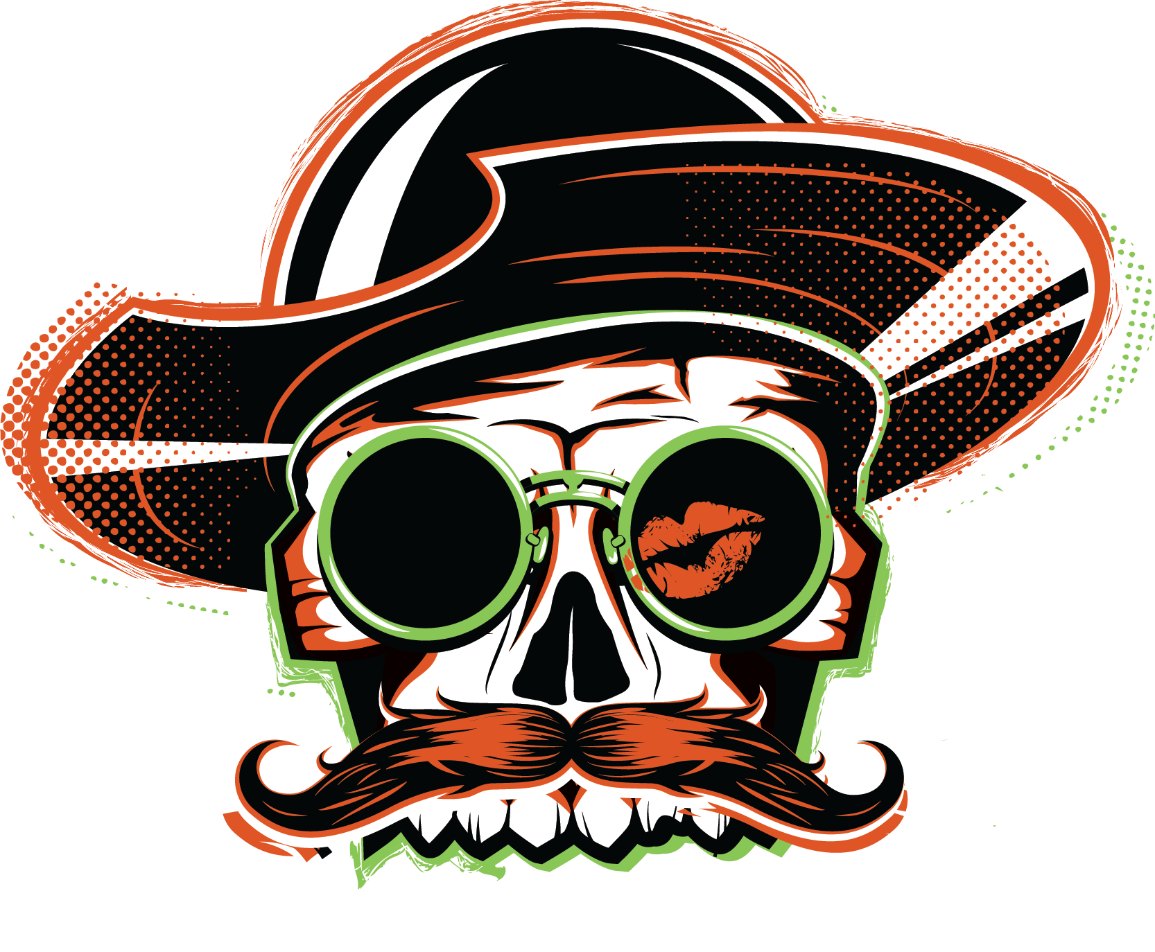 RLM Grunge Green Orange Skull.png
