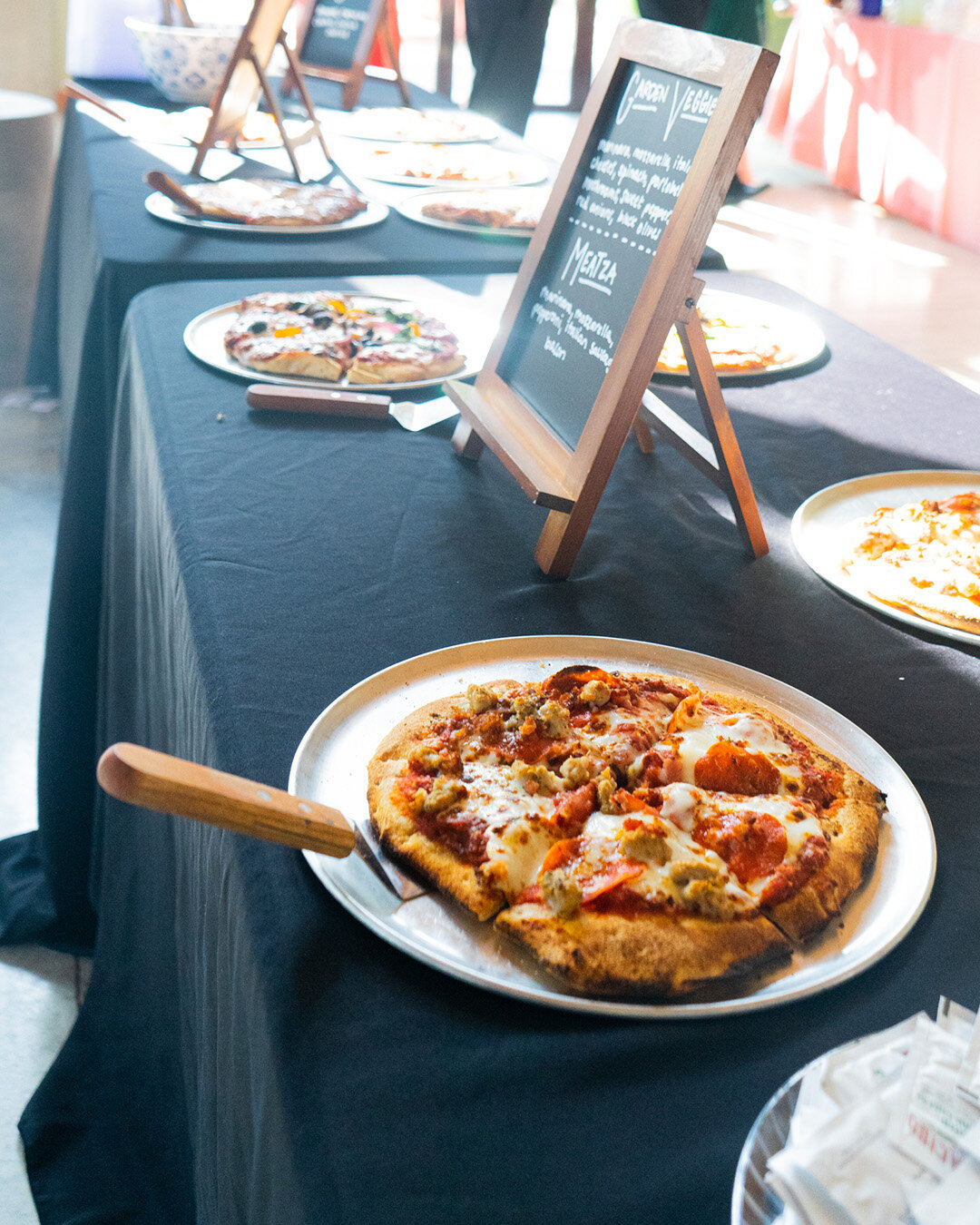 Getting married within the NWA area and want some out of the ordinary catering? Look no further than having our mobile wow your guests with slice after slice of our wood-fired sourdough pizza!

Visit wickedwoodfiredpizza.com for more info
*Currently 