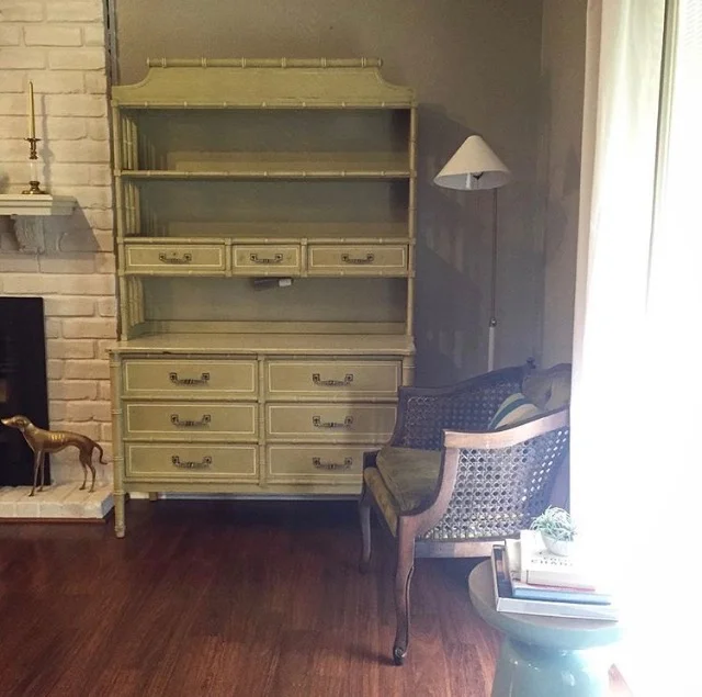 The Henry Link Bali Hai Hutch & Dresser in all her Yellow glory!