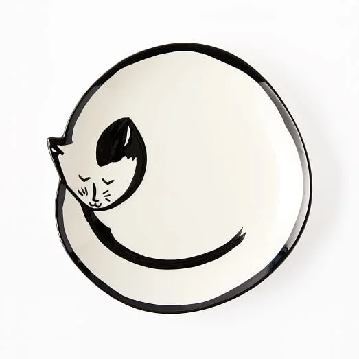 SLEEPING CAT TRINKET DISH - $19 One can never have too many trinket dishes! And in the shape of an adorable sleeping cat...need I say more?