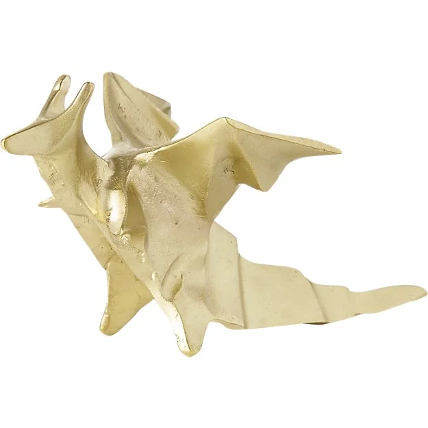 PEARL THE DRAGON - $20 Add a little whimsy to someone's holiday with this hand crafted gold dragon.