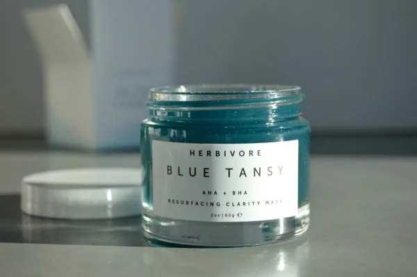 HERBIVORE BLUE TANSY RESURFACING CLARITY MASK - $48 For the skincare enthusiast - sure to become a staple in their routine.