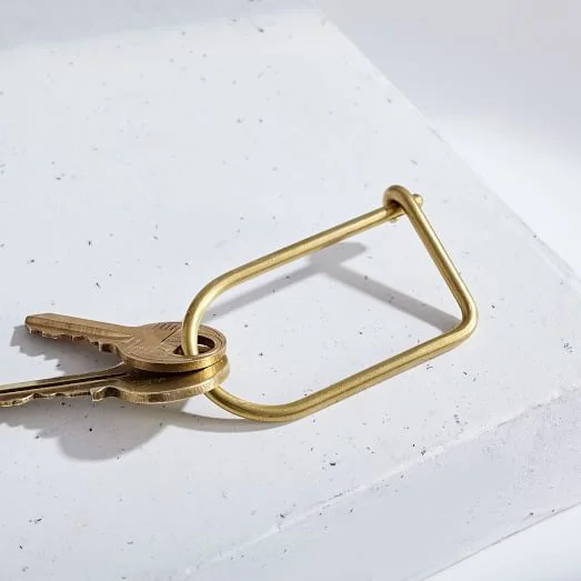 CRAIGHILL WILSON BRASS KEYRING - $12