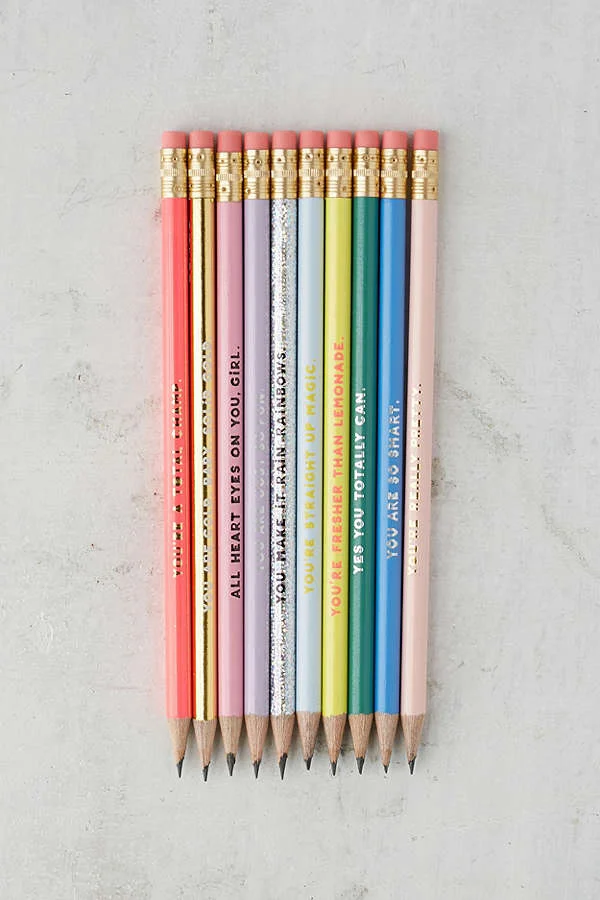 COMPLIMENT PENCIL PACK - $10 Keep the positivity going with these fun pencils :)