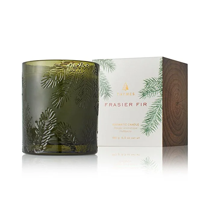 FRASIER FIR CANDLE - $32 A favorite Holiday scent that adds instant holiday cheer to any space.