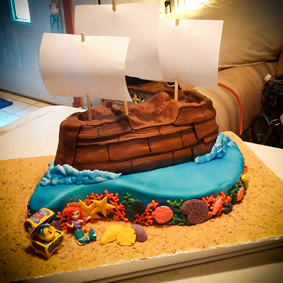 Vegan Sea-Ship Cake