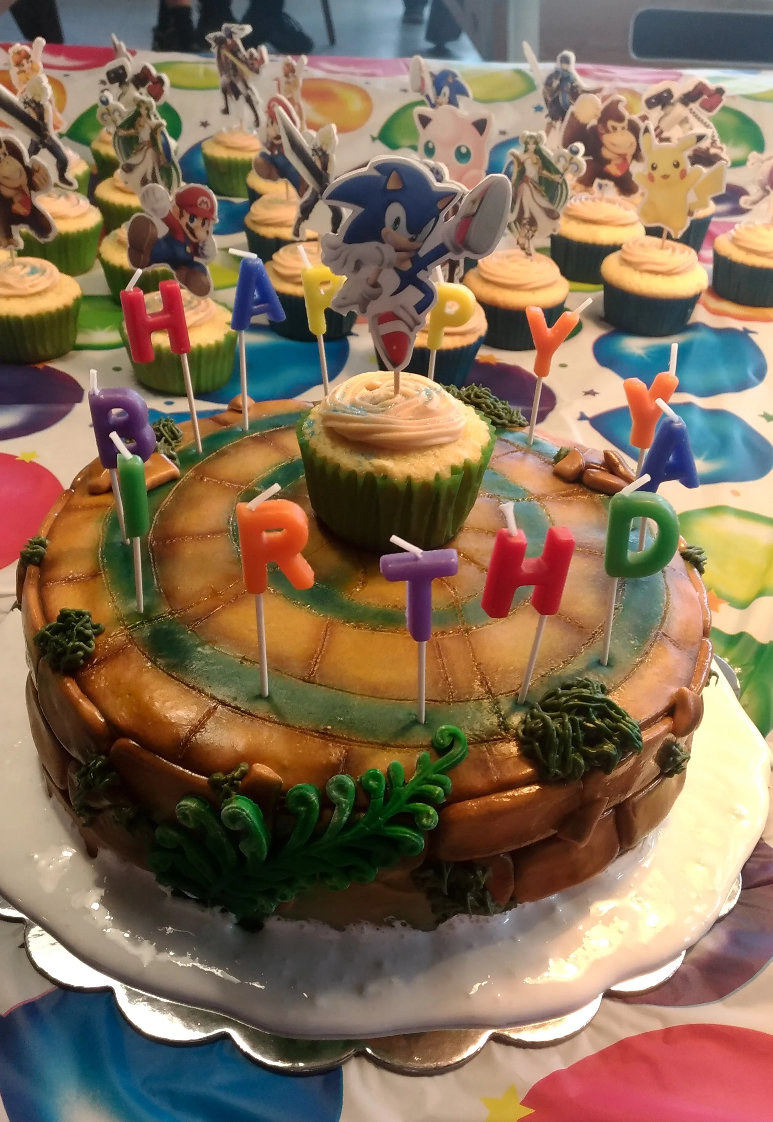 Super Smash Bros Ulitmate Cake & Cupcakes