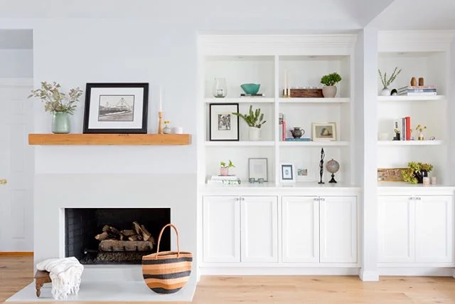 I think it&rsquo;s about time to do a little before&amp;after. And yes, the angles are clearly different buttttttt it&rsquo;s the same.damn.spot. How good are these built-ins by my #1 cabinet maker @israelrodriguez7541 ?!?!? And the new fireplace doesn&rsquo;t hurt either. Whatcha think- pretty good eh? 📸 @amybartlam for #CWS