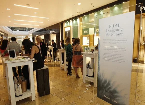  Informational tombstone with activation for FIDM illustrators. 