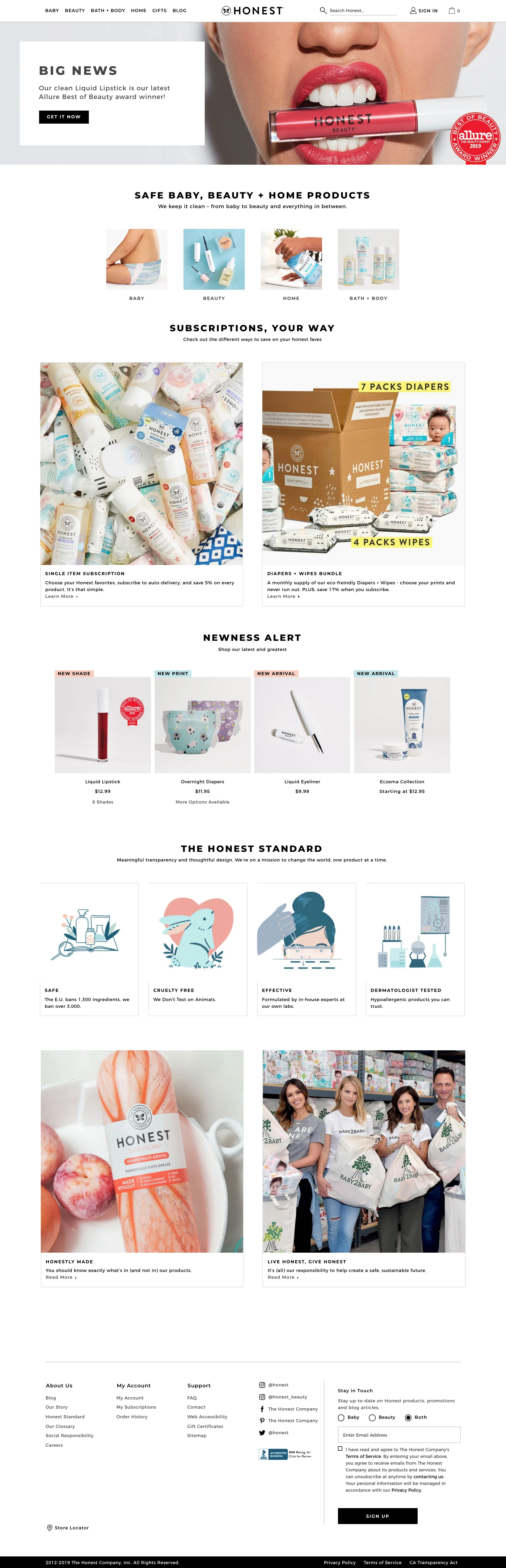 Homepage