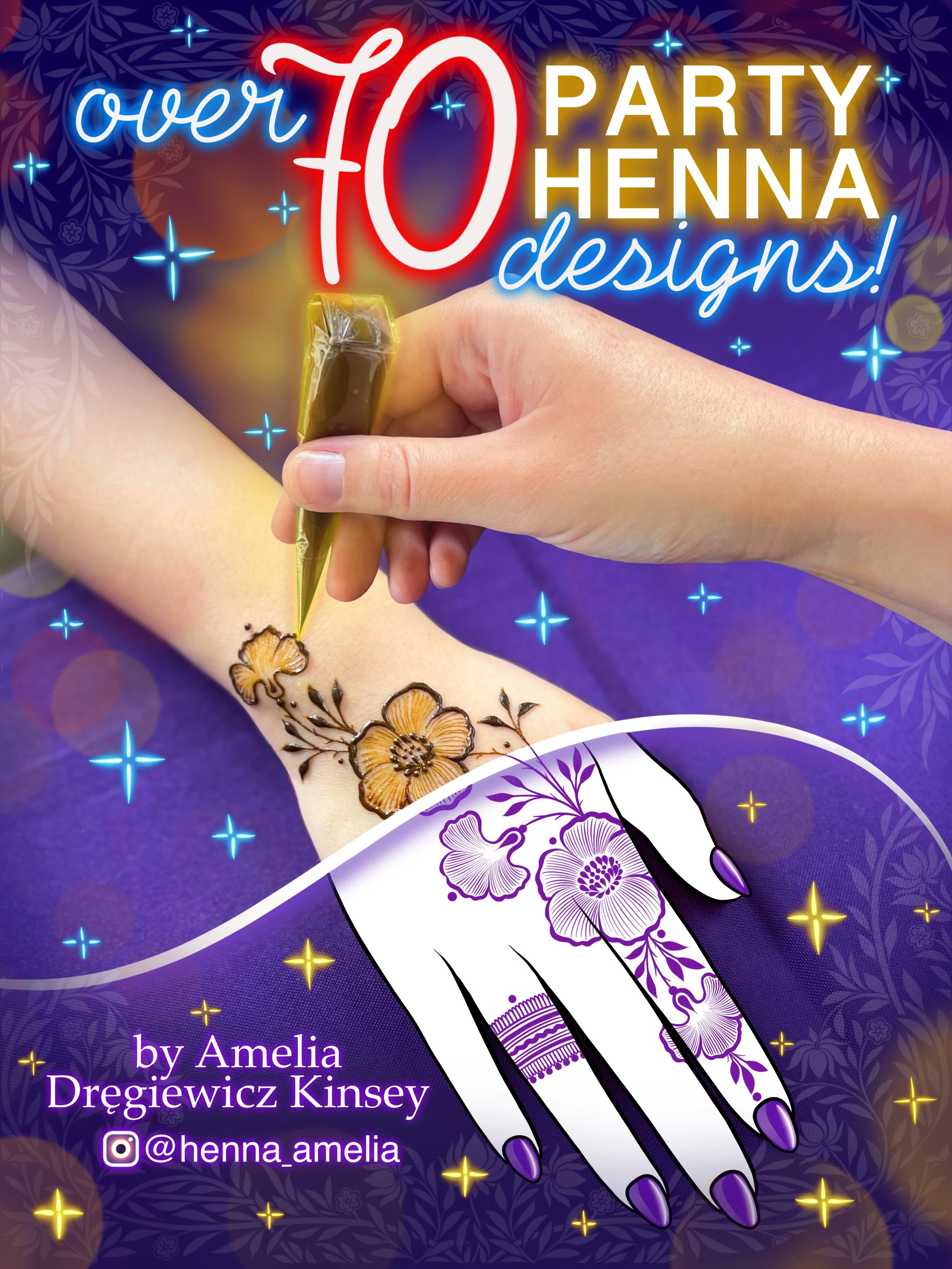 Over 70 Party Henna Designs