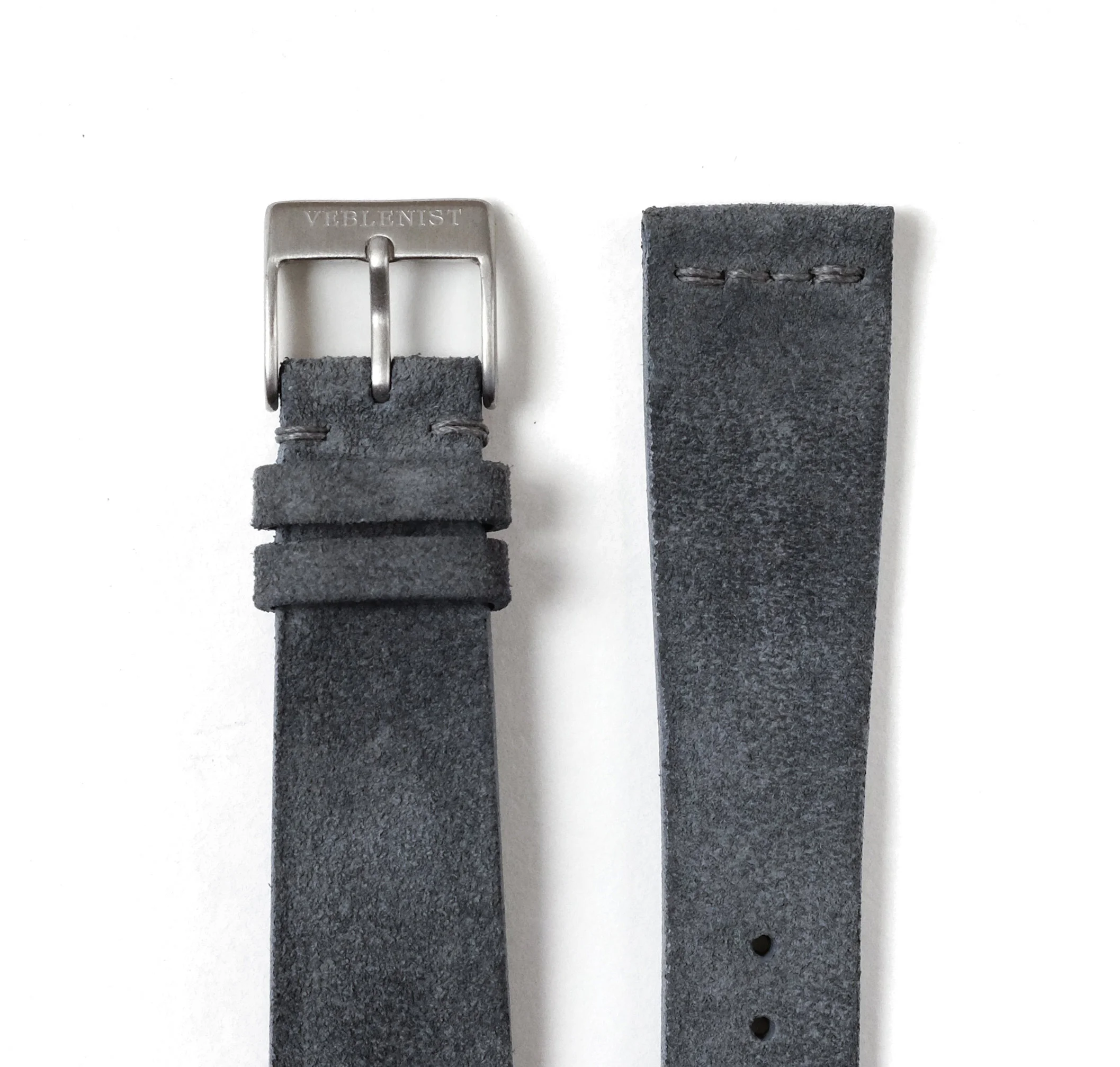 Silverstone Grey Suede Watch Strap