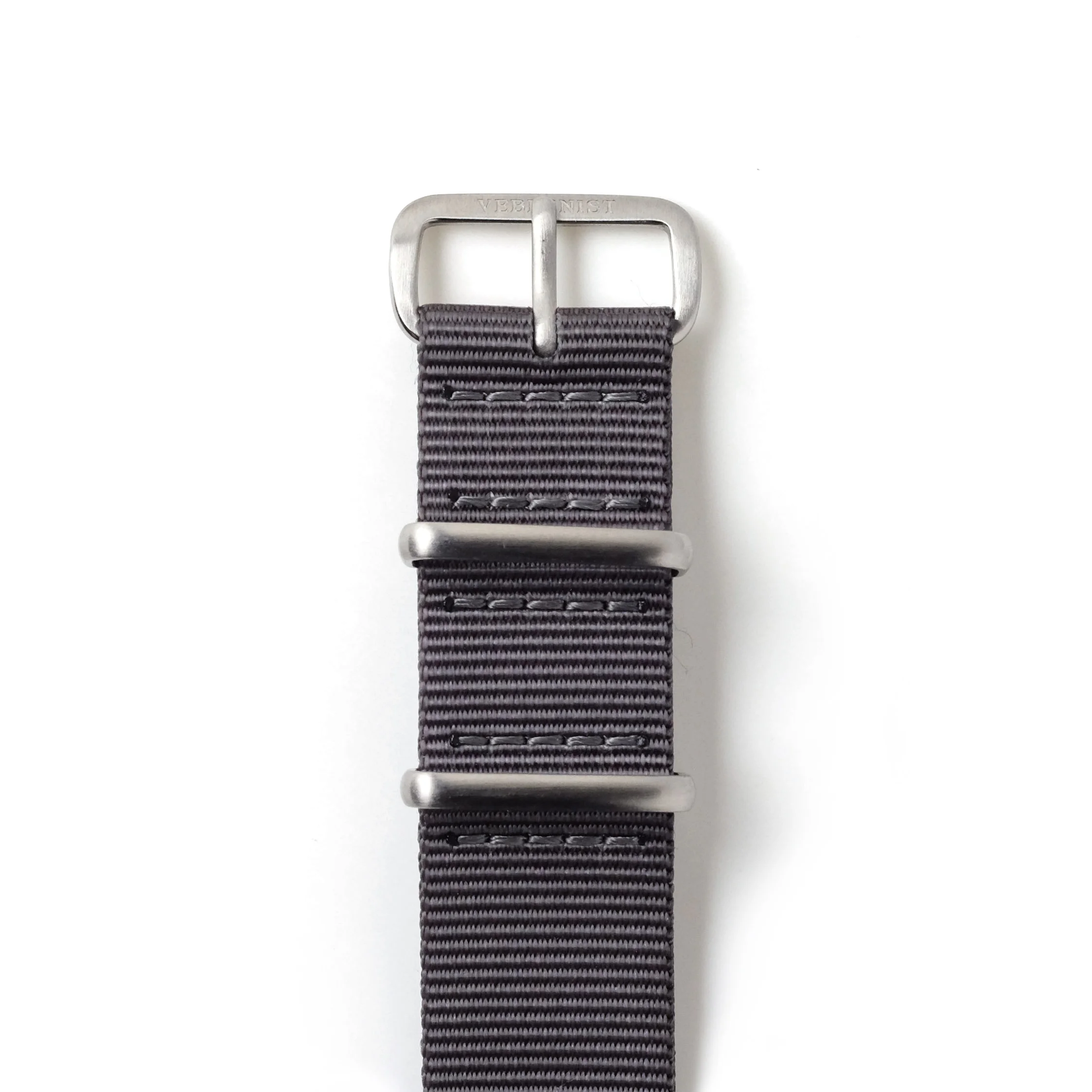 Dark Grey Nylon NATO Watch Strap