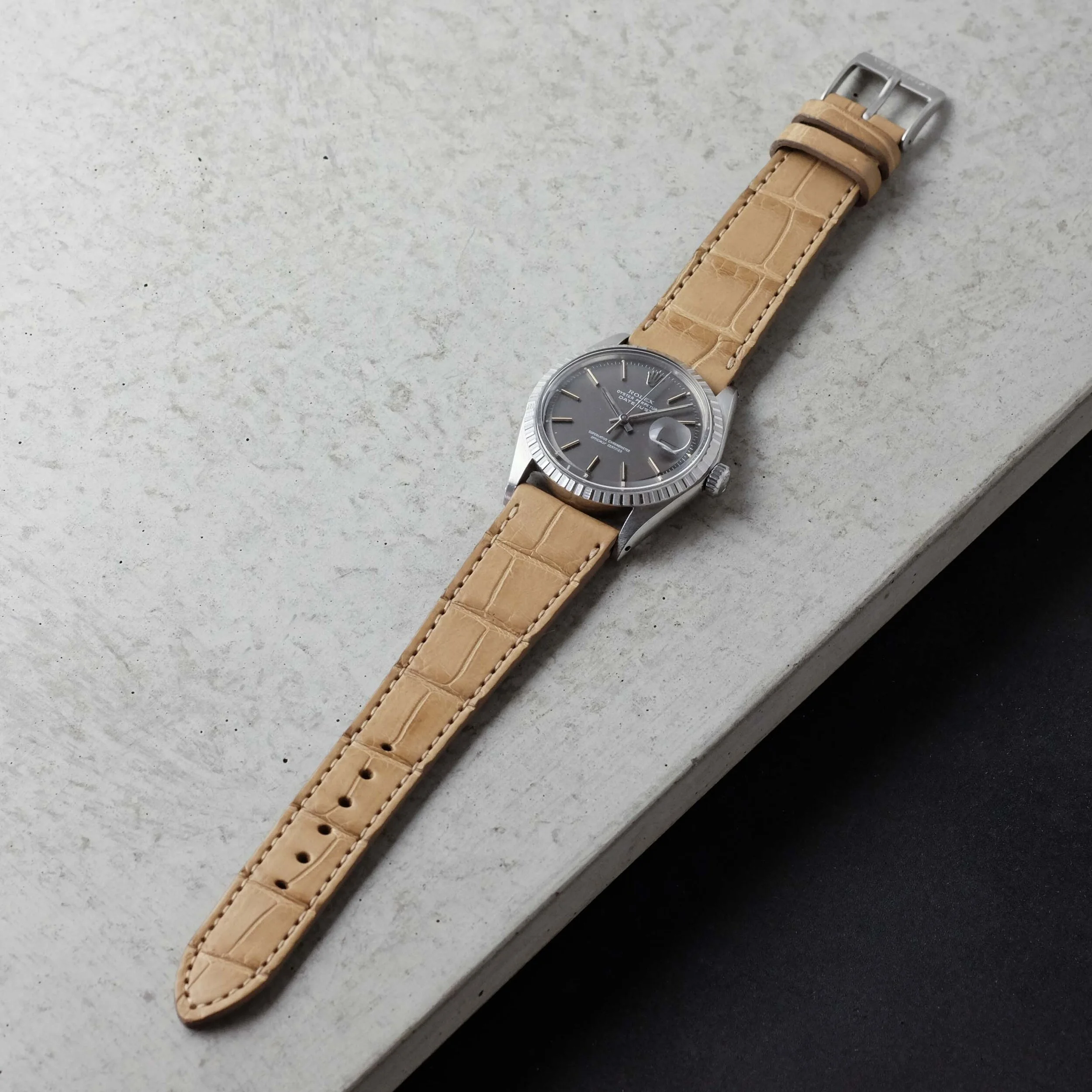 alligator watch strap