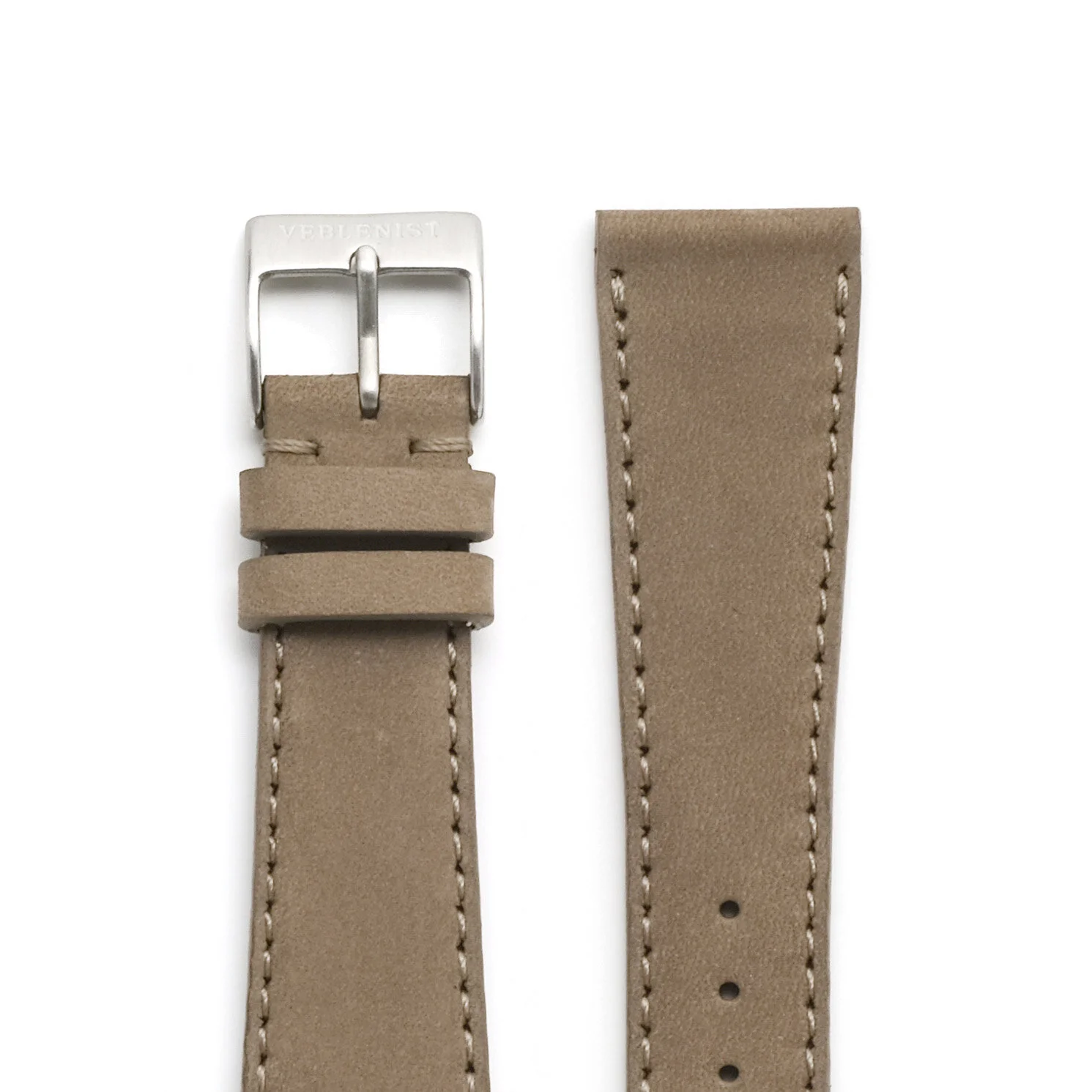 Mochachino Nubuck Watch Strap Custom Handcrafted Leather Band