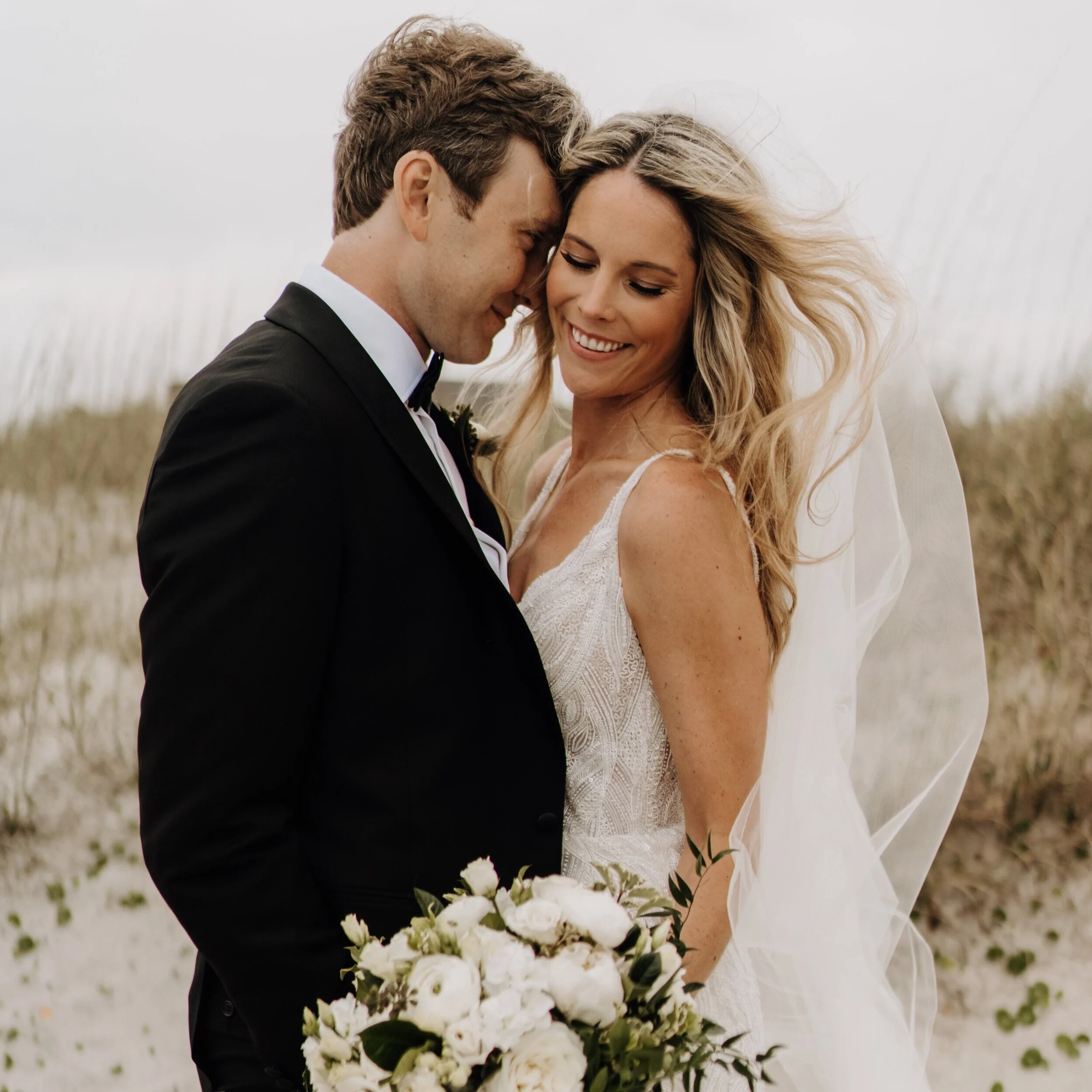 How one bride combined her two favorite dresses for dreamy Wrightsville beach nuptials