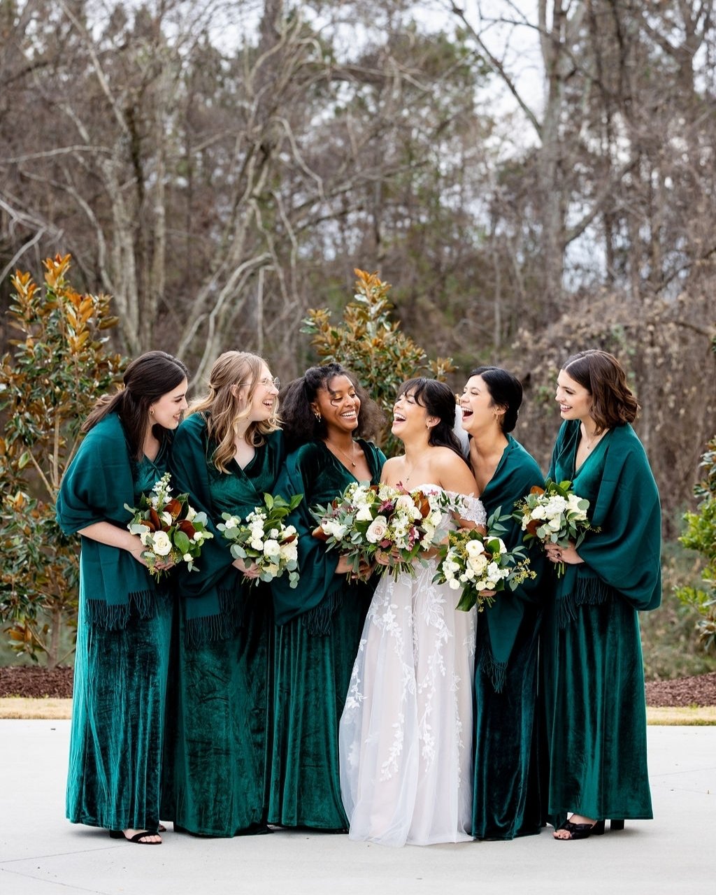 Behind every beautiful bride is an extraordinary group of bridesmaids. Cheers to Jane and her fabulous squad! 🌟

Photography // @timmesterphotography 
Venue // @themaxwellraleigh⁠ 
Planner // @magnoliacollective.co⁠ 
Florals // @teacupfloral⁠ 
Hair 