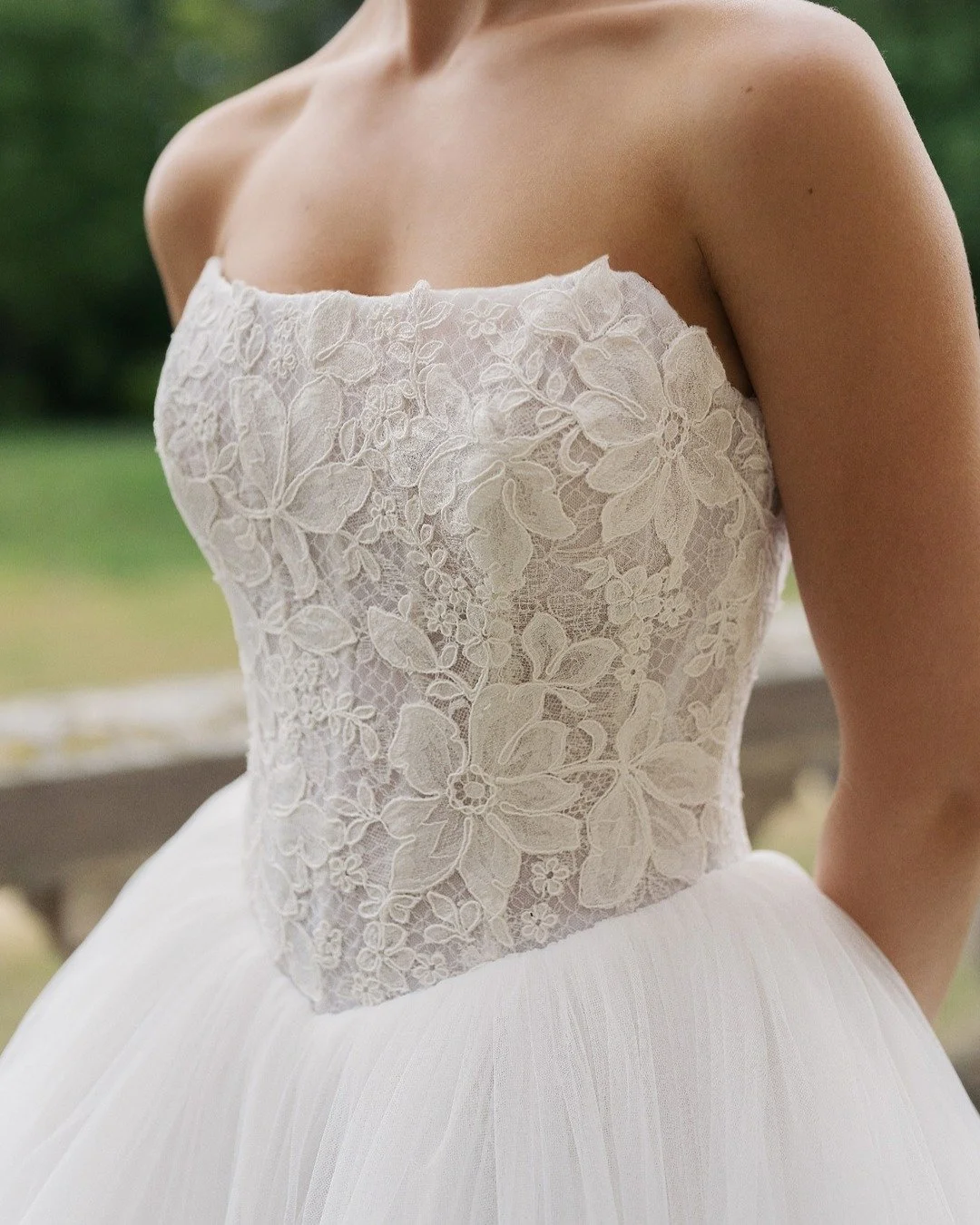 🔔 New arrival alert! 

Now at our showroom: Anne Barge &ldquo;Donatella.&rdquo; Defined by its classic Basque waist and meticulously detailed lace bodice, this gown is decorated with couture precision. Reserve your private appointment to experience 