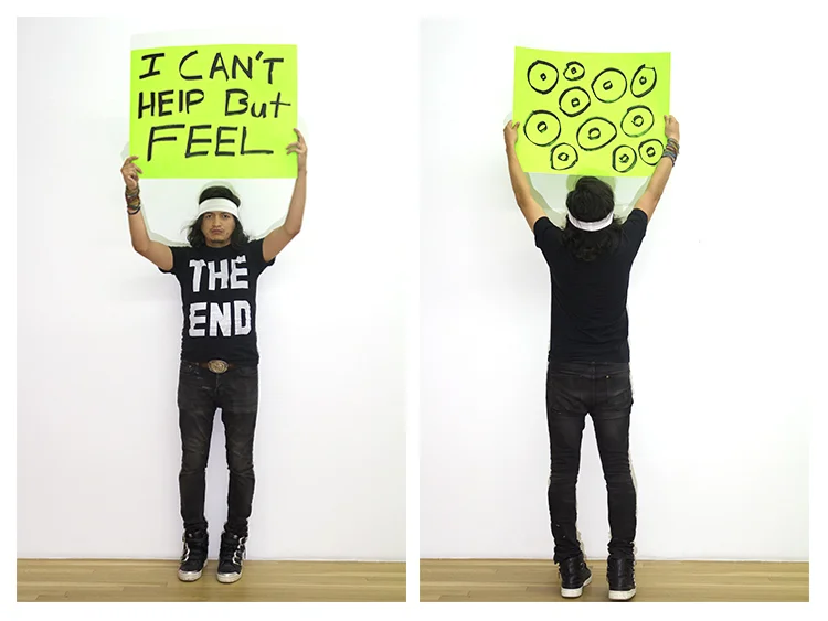 I Can't Help But FEEL, o00oo0 , 2016 performance for photograph