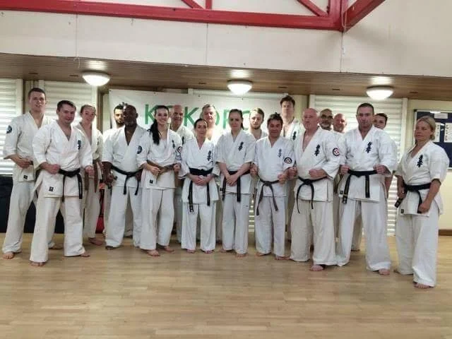 Black belts from across the BKK at Kokoro Dojo for the Black Belt Course.