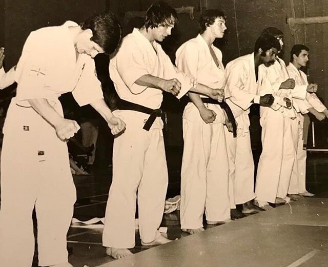England v Wales 1981.  England Team - Liam Keaveney, Glen Sharp, Jeff Whybrow, Roy Banton, Mac Robertson.  Reserve Nick Da Costa #bkk #bkkkyokushinkai #kyokushin #karate #martialarts