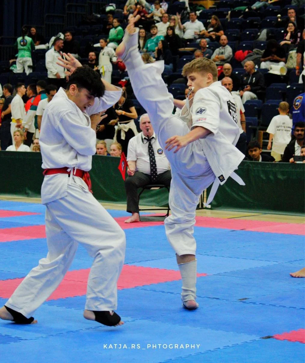 Boys&rsquo; fights at the 47th British Open &amp; 15th Cup of Europe (IFK), 2025.