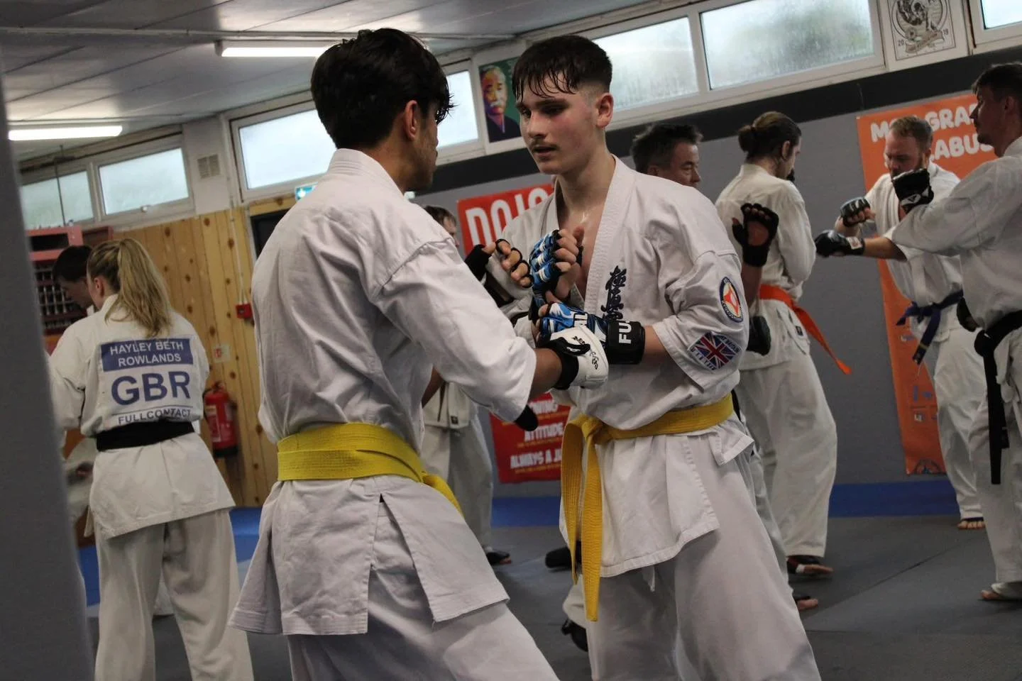 Our fighters preparing for the English Open on 28th March at the combined GB squad training session last weekend. 💪 

Thanks to Ricky Stanton for the photographs!

#BKK #bkkkyokushinkai #kyokushin #ifkkyokushin #strengthinunity #karate