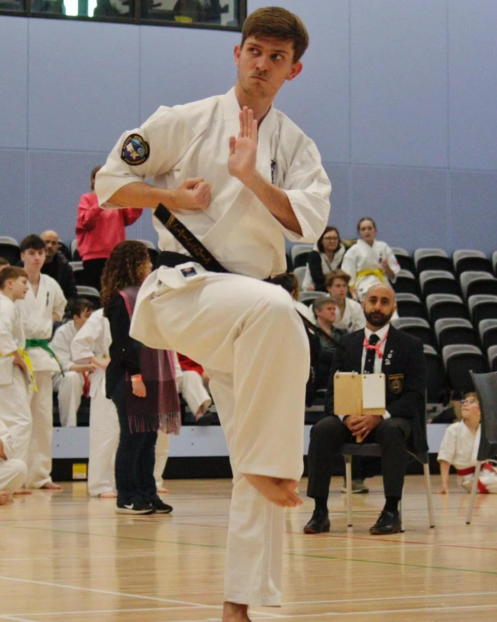 Senpai Aaron Sheehan in action at the British Kata Championships earlier this year.

Huge thanks and all credit to Katja RS Photography.

#BKK #bkkkyokushinkai #kyokushin #ifkkyokushin #strengthinunity #karate