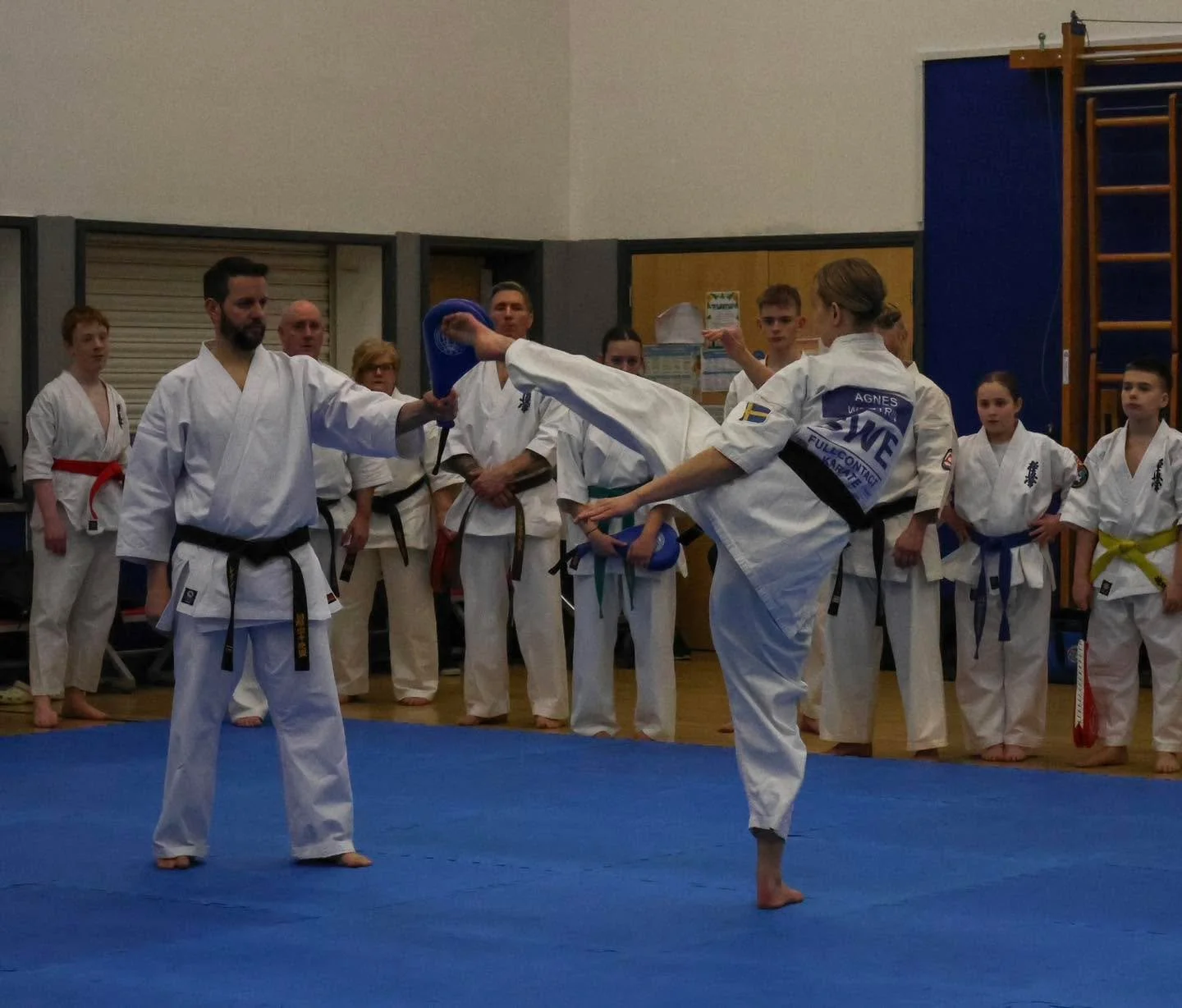 Senpai Agnes Westrin from Sweden is an epic female role model, and we had the pleasure of her teaching the next generation of British fighters this weekend. 💪 

A huge thank you to Mountain Ash Karate Kai for organising the seminar and to Sam Stanto