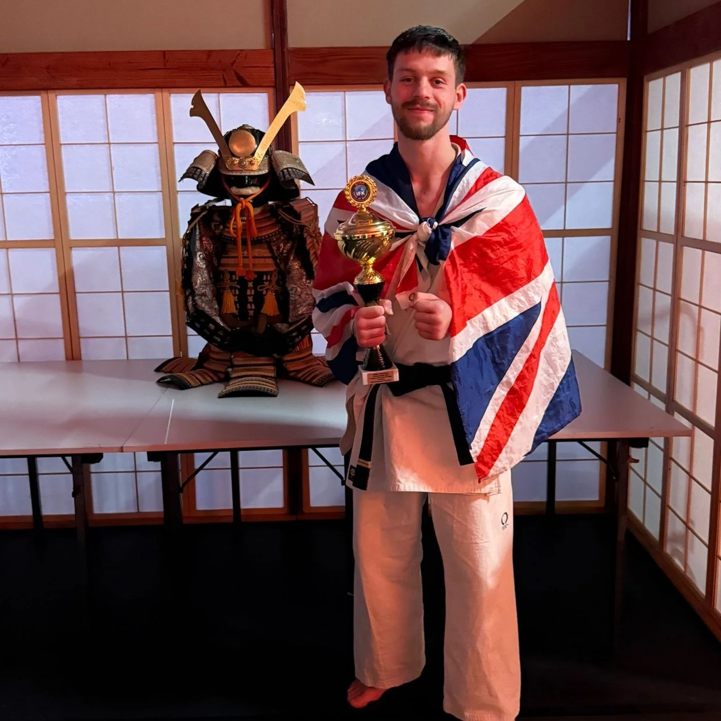 Congratulations to Callum Chapman on winning the Men&rsquo;s -80kg Category at IFK Western European Championship in Belgium 🇧🇪 on his debut as a middleweight 🥇 

Further mat time also for Hayley Rowlands (quarter-finals) and Jess Hickman (top 4) i