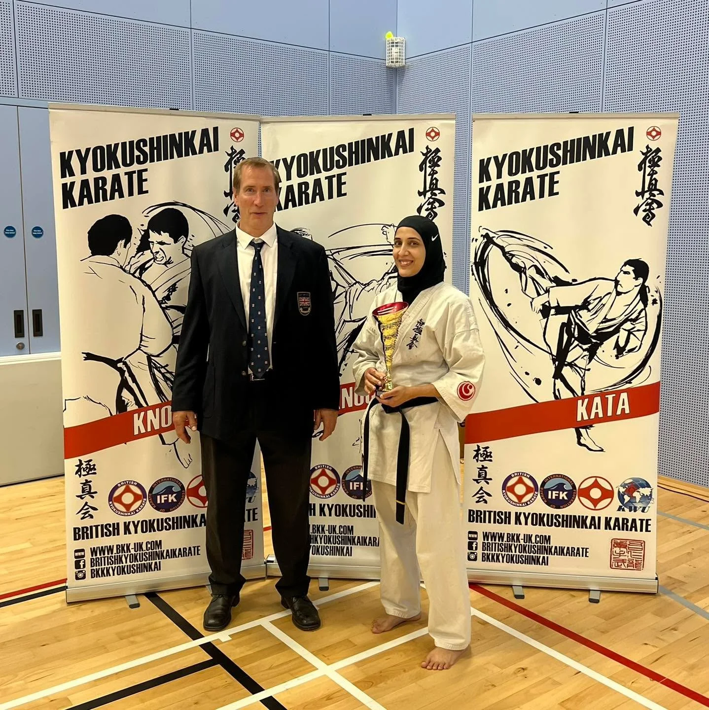 Your English Open 2026 most spirited fighter: Zainab Khatib. 🙌 

#BKK #bkkkyokushinkai #kyokushin #ifkkyokushin #strengthinunity #karate