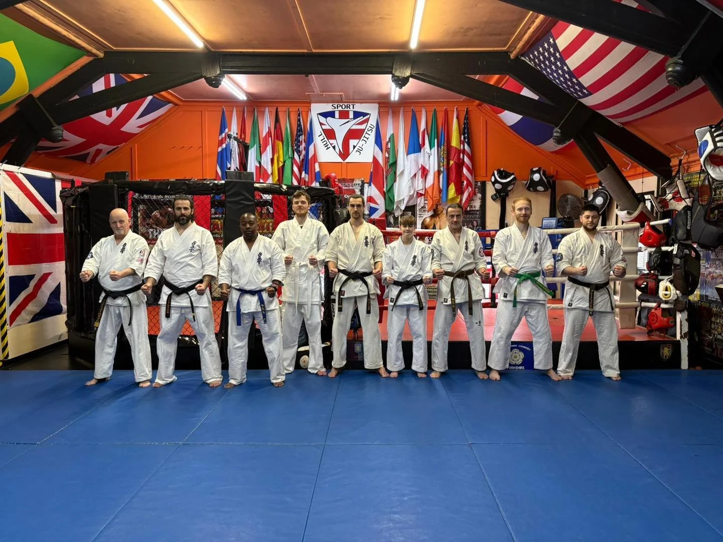 Sensei Blake Collins and Shihan Andy Rotherham held an England Kata Course for the northern dojos in Hull on Saturday, with participants from BKK Derby, Oakham, Milton Keynes and West Yorkshire dojos, along with Rengokai Kyokushin who graciously host