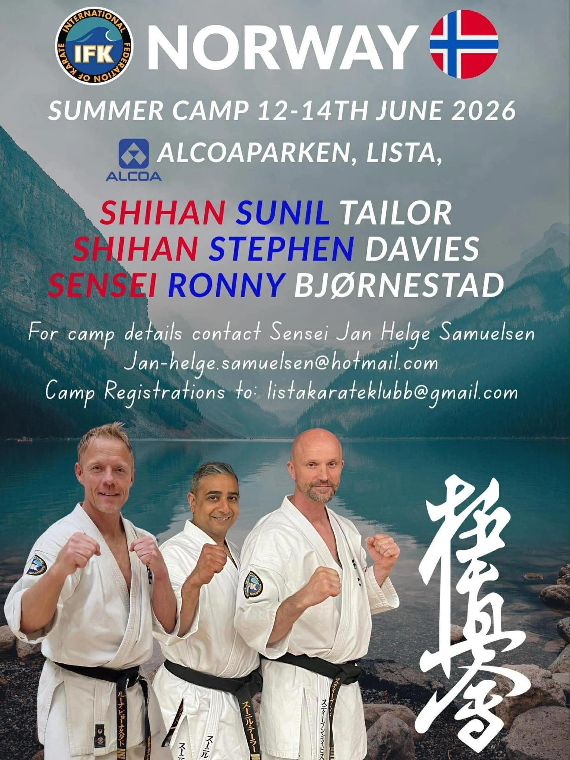 🇳🇴Two BKK instructors, Shihan Sunil Tailor and Shihan Stephen Davies, will teach at Norway&rsquo;s Summer Camp this year. The Camp will take place from 12th to 14th June. Please see more information on the poster. #bkk #bkkkyokushinkai #ifk #kyokus