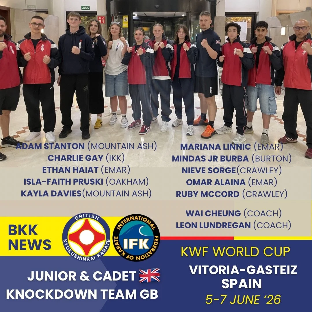Wishing our Cadet &amp; Junior United Team GB 🇬🇧 a successful outing at the KWF 2nd World Cup this weekend in Spain.

ADAM STANTON (MOUNTAIN ASH)
CHARLIE GAY (IKK)
ETHAN HAIAT (EMAR)
ISLA-FAITH PRUSKI (OAKHAM)
KAYLA DAVIES(MOUNTAIN ASH)
MARIANA LIN