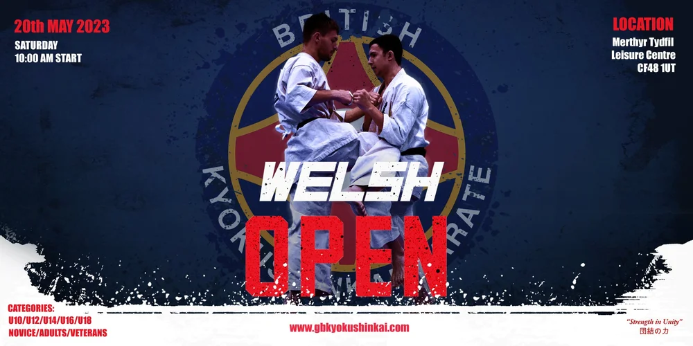 Welsh Open Information — British Karate Kyokushinkai