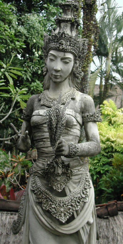 A Statue of Dewi Sri