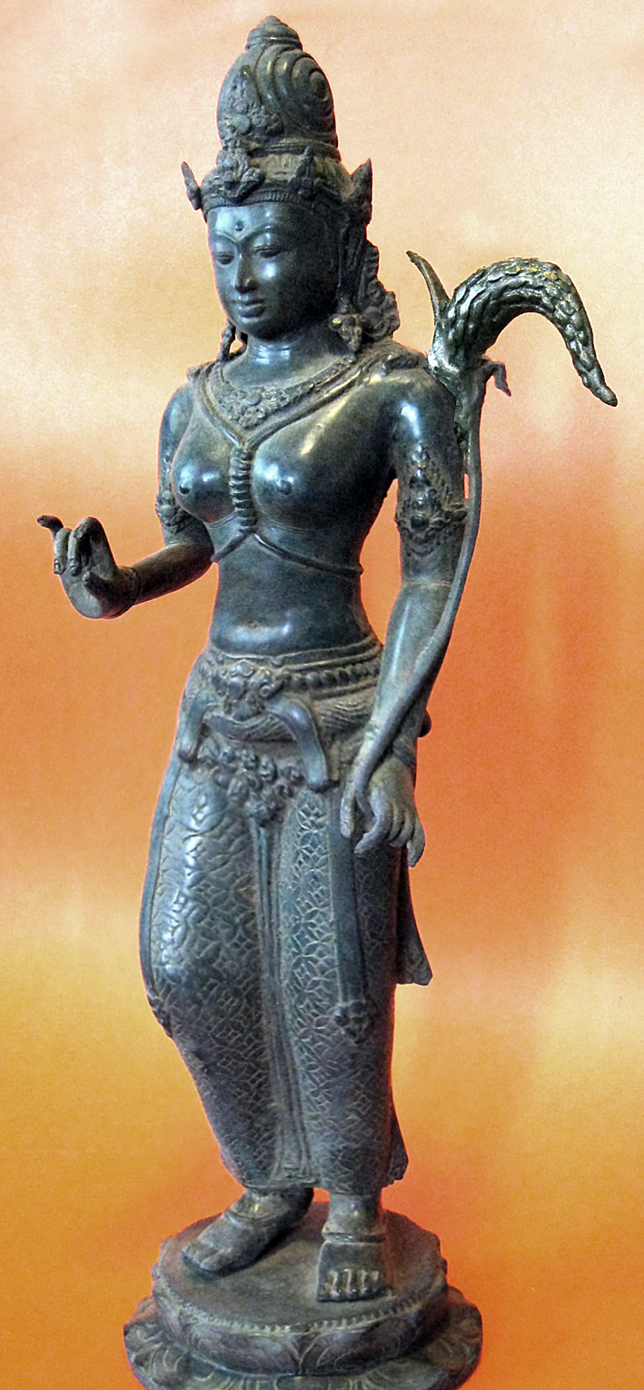 A Bronze Statue of Dewi Sri