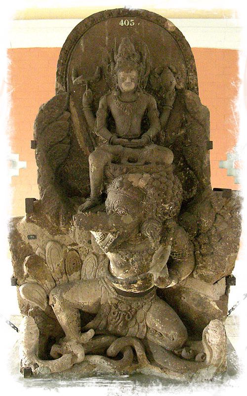 Stone Statue Depicting Airlangga