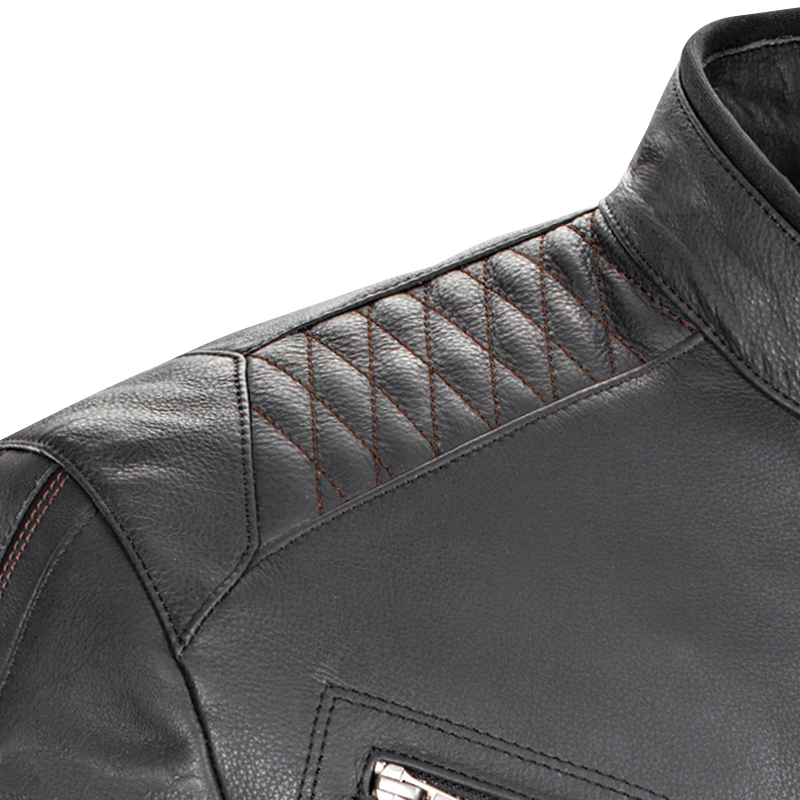 Joe Rocket Vintage Rocket Mens Leather Motorcycle Jacket Black, XX-Large Joe Rocket Vintage Rocket Mens Leather Motorcycle Jacket Black, XX-Large