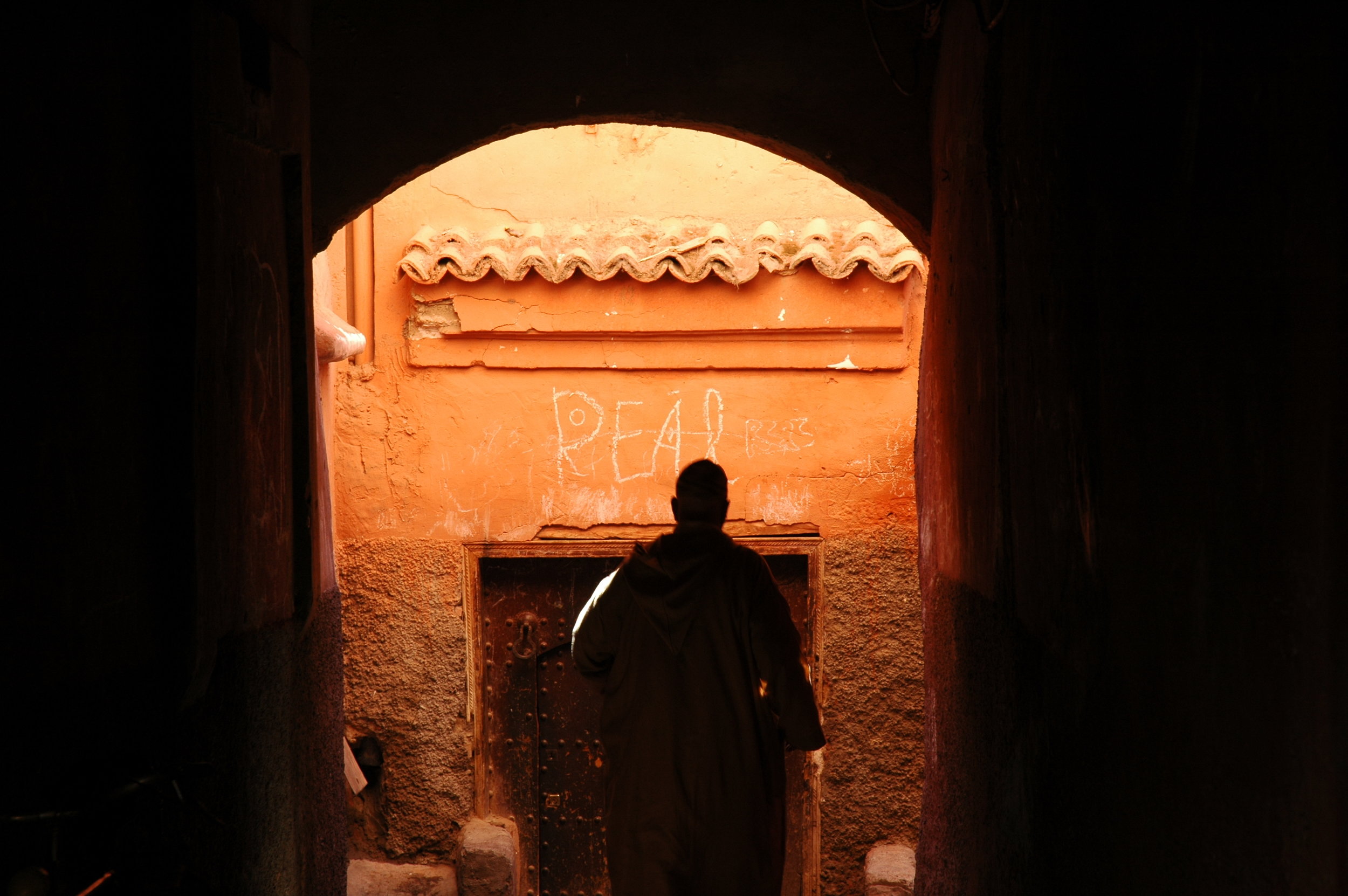 It's like navigating a maze in the passage ways and small streets of the medina in Marrakesh