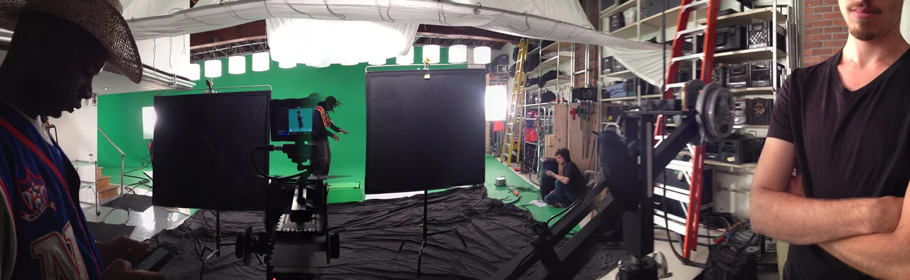 Enjoyed shooting this job yesterday with Grandson and Son at Sterling Studio.
Thanks to the great crew that made it all happen.
Shot RED EPIC - sharp shutter angles, hi-frame rates, amazing performances and lots energy all around!
Had all the canons firing at once to pull off this technically fired day!