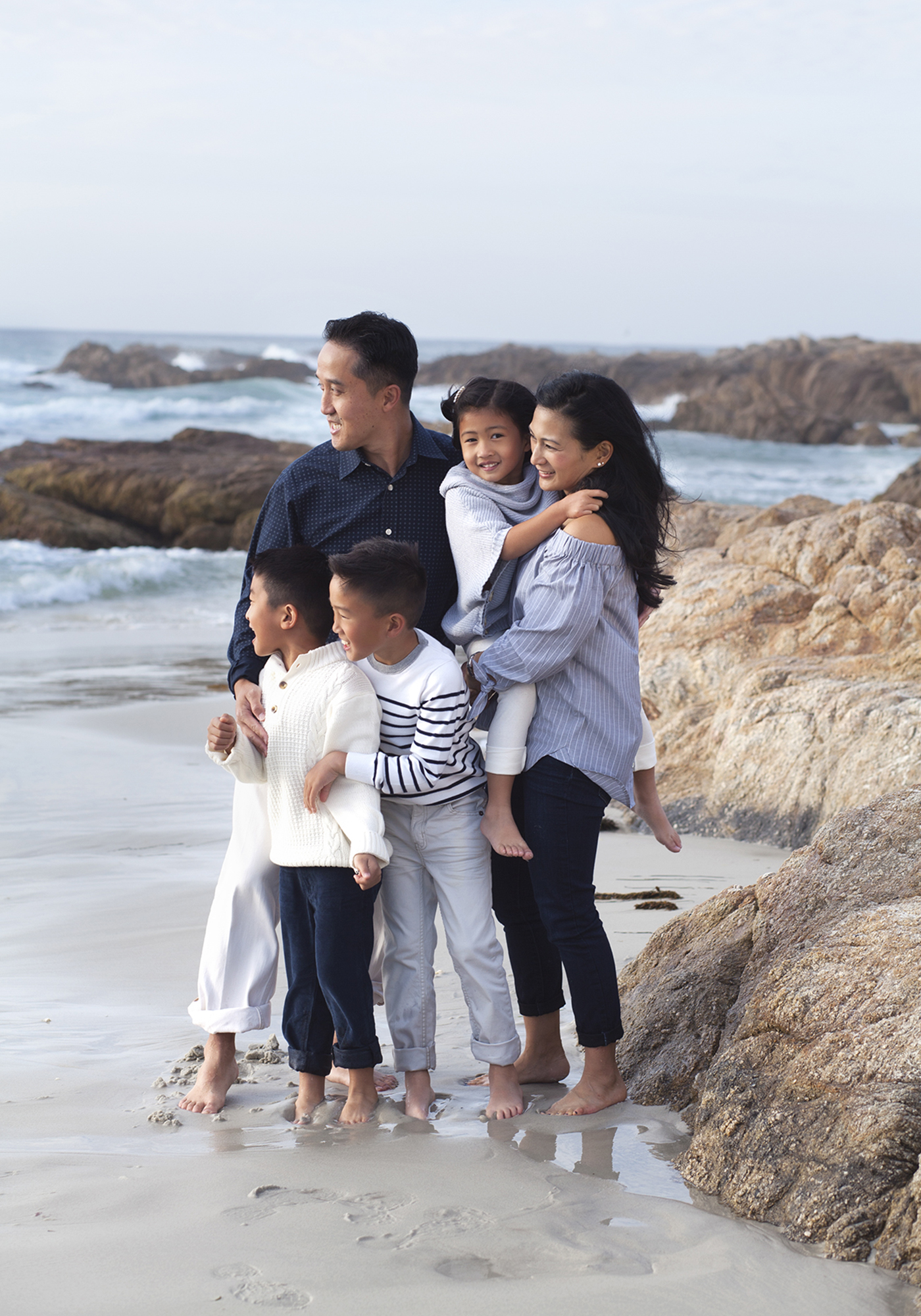 family beach portrait carmel, ca