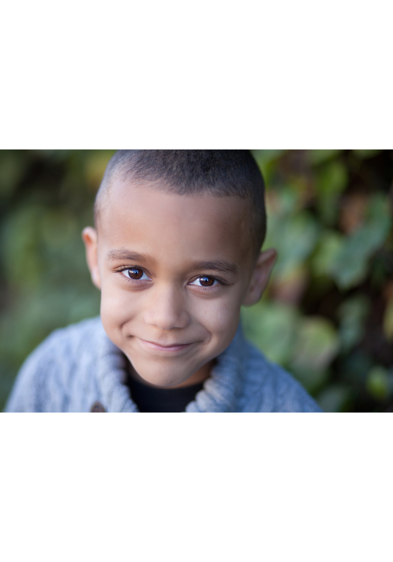 kids outdoor headshot portrait